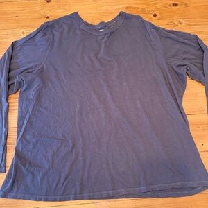 Old Navy Women's Long Sleeve Tee - Navy Blue